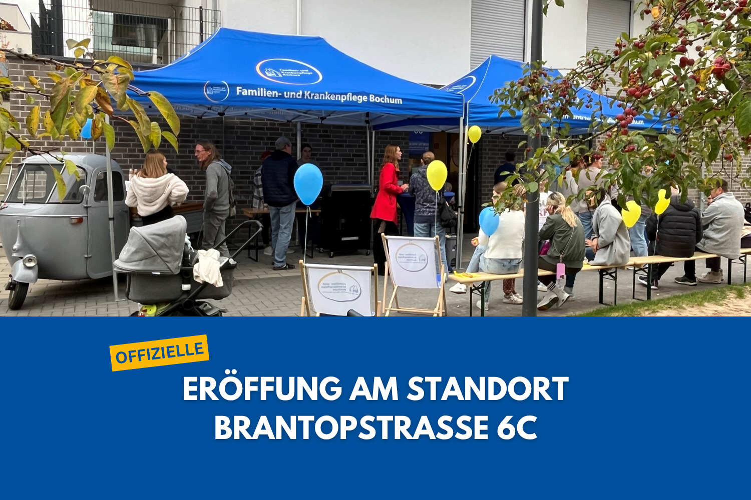 Bilder zur Eröffnung des Standortes auf der Brantropstrasse