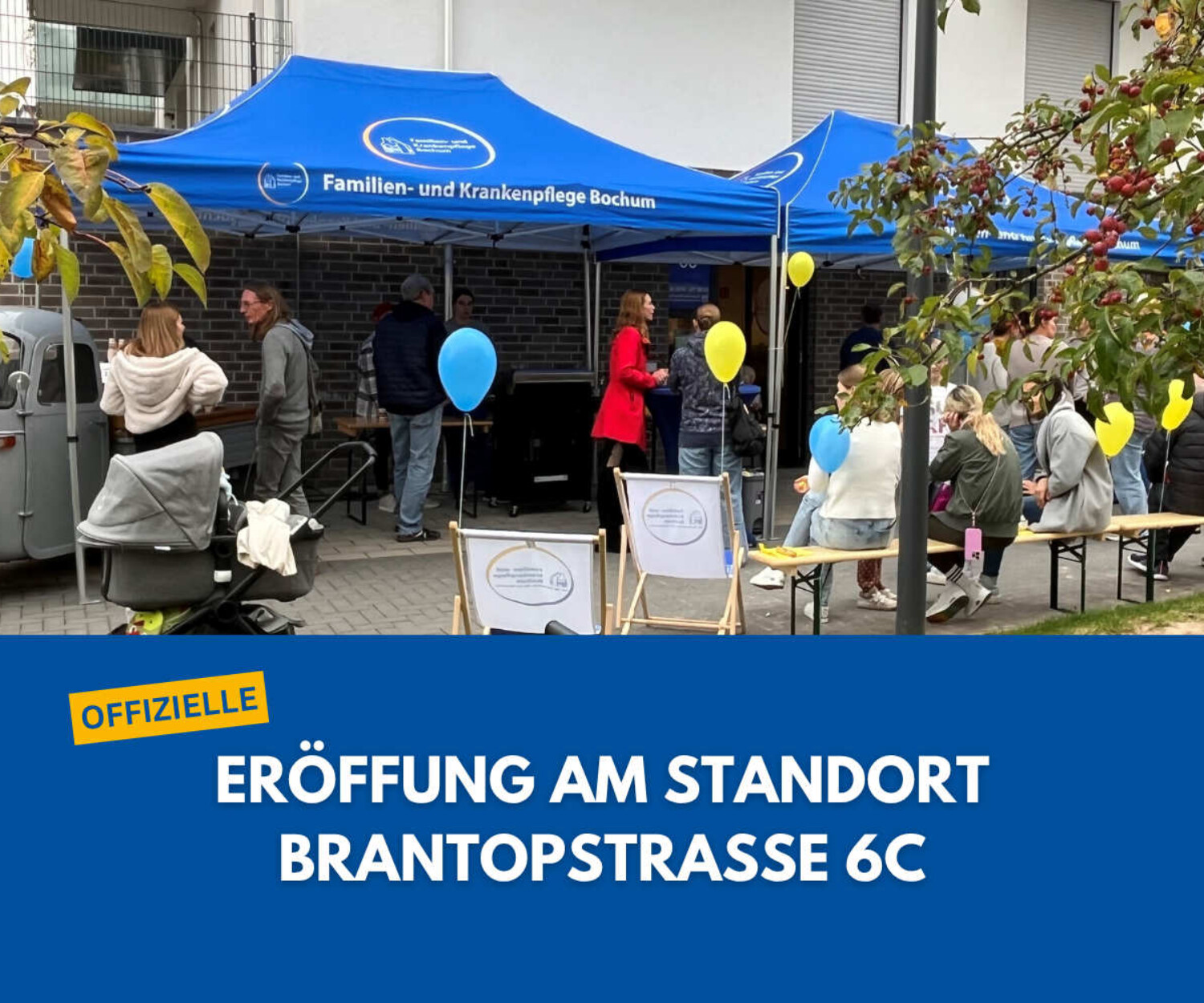 Bilder zur Eröffnung des Standortes auf der Brantropstrasse