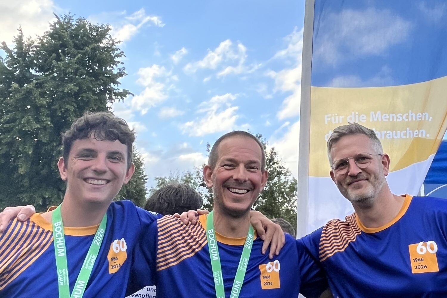 AOK Firmenlauf Bochum 2026, die Gewinner des Teams der Familien- und Krankenpflege Bochum