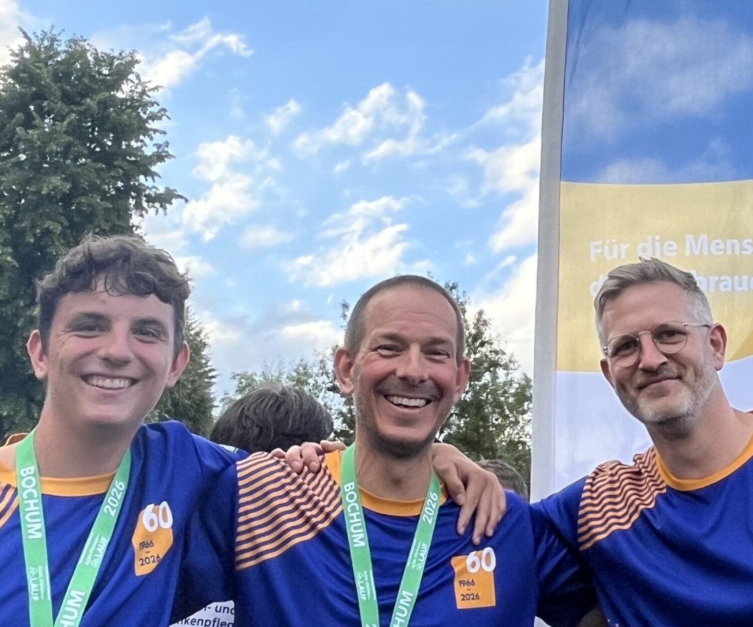 AOK Firmenlauf Bochum 2026, die Gewinner des Teams der Familien- und Krankenpflege Bochum