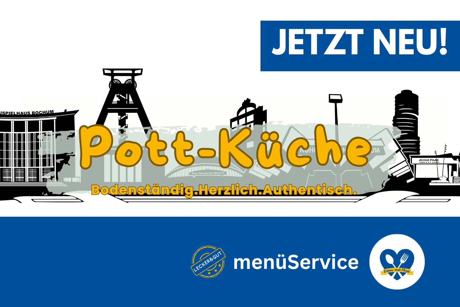 Pott-Küche, eine neue Menüline des menüService